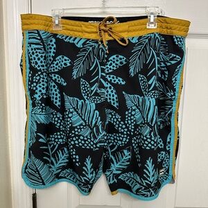 Billabong Lo Tide Tropical Men’s Board Shorts surf wear size 38 swim